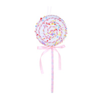 Подвесное украшение 20 см "Конфета" с декором, пластик