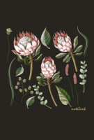 Записная книжка А5  80л. 7БЦ "Розовые цветы" кл., блестки