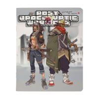 Тетрадь А5 48л кл. Альт "Manga. Warriors" мат.лам., бел.100%