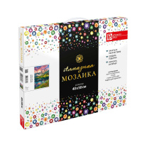 Мозаика алмазная по номерам на холсте 40*50см "Горное озеро" с подрамником