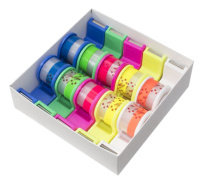 Скотч 12мм*7м, 2шт. на диспенсере, канцелярский