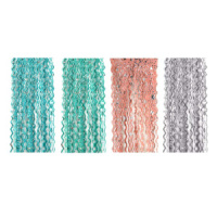 Дождик 150мм*1м, ПВХ, волнистый, матовый , 4 цвета