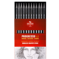 Карандаш  Koh-I-Noor PROGRESSO 2В  цельнографитовый, лак.корпус