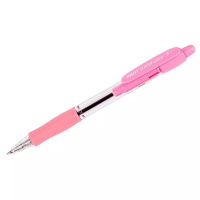 Ручка шариковая автомат. Super Grip 0.7мм син.чернила, розовый корпус