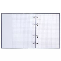 Тетрадь  А5  80л кл. на кольцах Hatber "NEWtone PASTEL. Серый агат" софт-тач