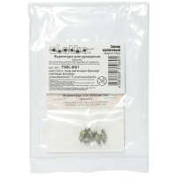 Замок магниный 11мм, бронза , 5шт/уп