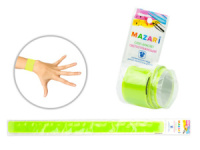 Браслет светоотражающий ПВХ жёлтый