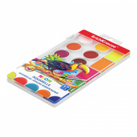 Акварельные краски 17цв. ErichKrause НЕОН, б/к, с увеличенными кюветами