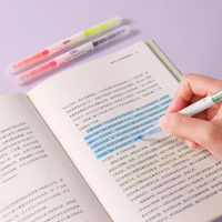 Набор двусторонних текстовыделителей "Deli" 6 цв., 1-5мм, скошен. наконечник