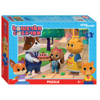Пазлы   80 элементов  230*165мм.  "Мульт. Ми-ми-мишки. Сказочный патруль и др."