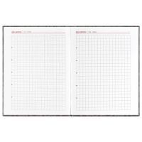 Алфавитная книга А6  80л 7БЦ "Пингвины и гуси" вырубка, лин.