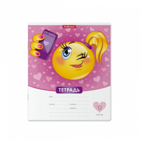 Тетрадь А5 12л кл.  "Смайлики"