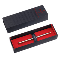 Ручка подарочная шариковая PIERRE CARDIN SLIM, корпус серебро, латунь,сталь