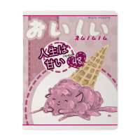 Тетрадь А5 48л кл. Альт "Melting sweet" софт-тач, бел.100%