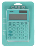 Калькулятор 12 разр.  CASIO MS-20UC-GN-S-EC настольный, зеленый