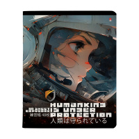 Тетрадь А5 48л кл. Альт "Гравитация" мат.лам.