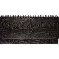 Планинг дат. 2026г, 294*142мм 64л., тв. обл., бумвинил, Arkona  черный, ляссе