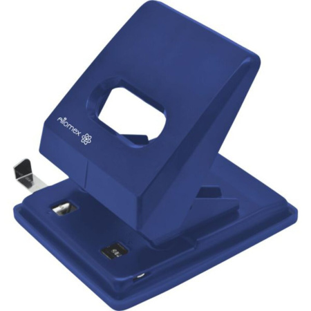 Дырокол ATTOMEX 45 лист, металл, синий