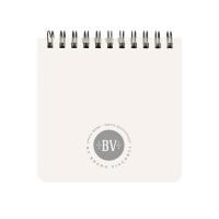 "POCKET JOURNAL" 70 Х 70 ММ, 60 Л, НА ГРЕБНЕ "LOVE ME"