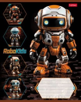 Тетрадь А5 18л лин. Hatber "Робо" белизна 100%