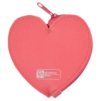 Кошелек для банкнот и монет Феникс+ "Сердце 1" 9*9см, кожзам., молния