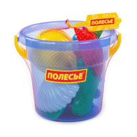 Набор игрушек. Ведро, лопата №6, формочки 7 шт, лейка