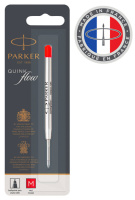 Parker Стержень для шарик. ручек QuinkFlow Z08 красный, 1,0мм