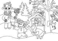 Раскраска А4 32стр. "Суперраскраска. Сказочные чудеса" 3-5лет