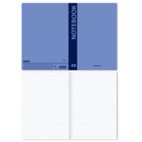 Тетрадь А4  48л кл. скоба Erich Krause  "Neon" пластик. обложка, голубая