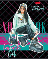 Тетрадь А5  60л кл. Hatber "Zoomer-girl" белизна 98%