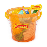 Набор игрушек. Ведро, лопата №6, формочки 7 шт, лейка