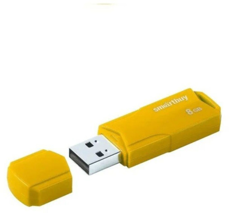 Флеш-драйв   8 GB USB 2.0 CLUE Yellow