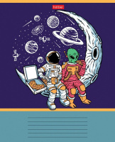 Тетрадь А5 18л кл. Hatber "Привет, земляне!" белизна 98%