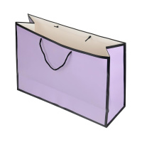 Пакет подар. бумажн. 45*32*15 см 190гр/м2  Лавандовый