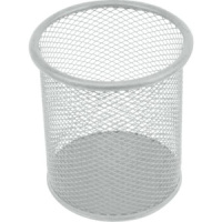 Стакан наст. "deVENTE" 8*8*10см, метал., круглый, серый