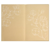 Еженедельник дат. 2025г, А6+  96л., кожзам., мягк.пер. "Буйвол Бежевый" тисн. фольг., ляссе