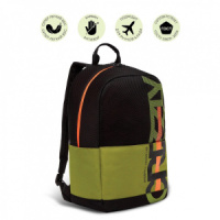 Рюкзак городской 27*43*15см Grizzly "Черный-оливковый" полиэстер