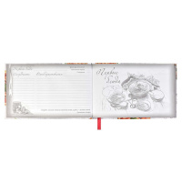 Книга для кулинарных рецептов А5  96л., 7БЦ "Аппетитная Италия" мат.лам., тисн.фольгой