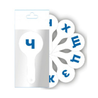 Веер "Согласные буквы" облегченный