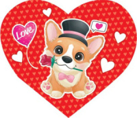 Открытка 5*4см  "Валентинка"