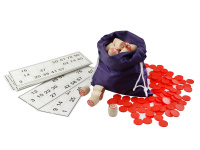 Игра настольная "Русское лото" в картонной коробке с деревянными бочонками 7+