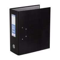 Регистратор А4 125мм PVC, 2 механизма, ClassicHC, чёрный