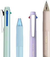 Ручка шар. многоцв. 4-х цветная, 0,7мм, резин.манжета, ассорти