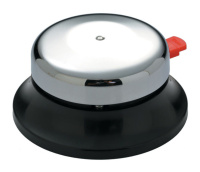 Звонок настольный, хромированный_NEW