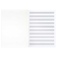 Тетрадь для нот А4  8л., вертик., скоба "Мышь крутыш"