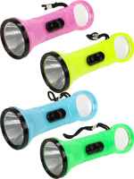 Брелок - фонарик  "Походный" 11см . 4 цвета ассорти