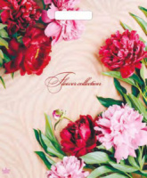 Пакет с вырубной усил. ручкой 45х38 (60мк) Красивые пионы