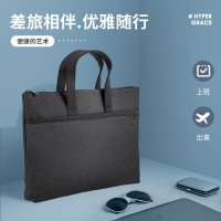 Папка - портфель 1 отд. на молнии терилен серая