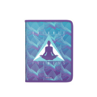 Папка д/тетрад. А4 (330*250*30) молния вокруг, пластик "Meditation"