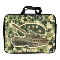 Папка А4 (360*270*80) с ручками, молния, ткань "Танк"